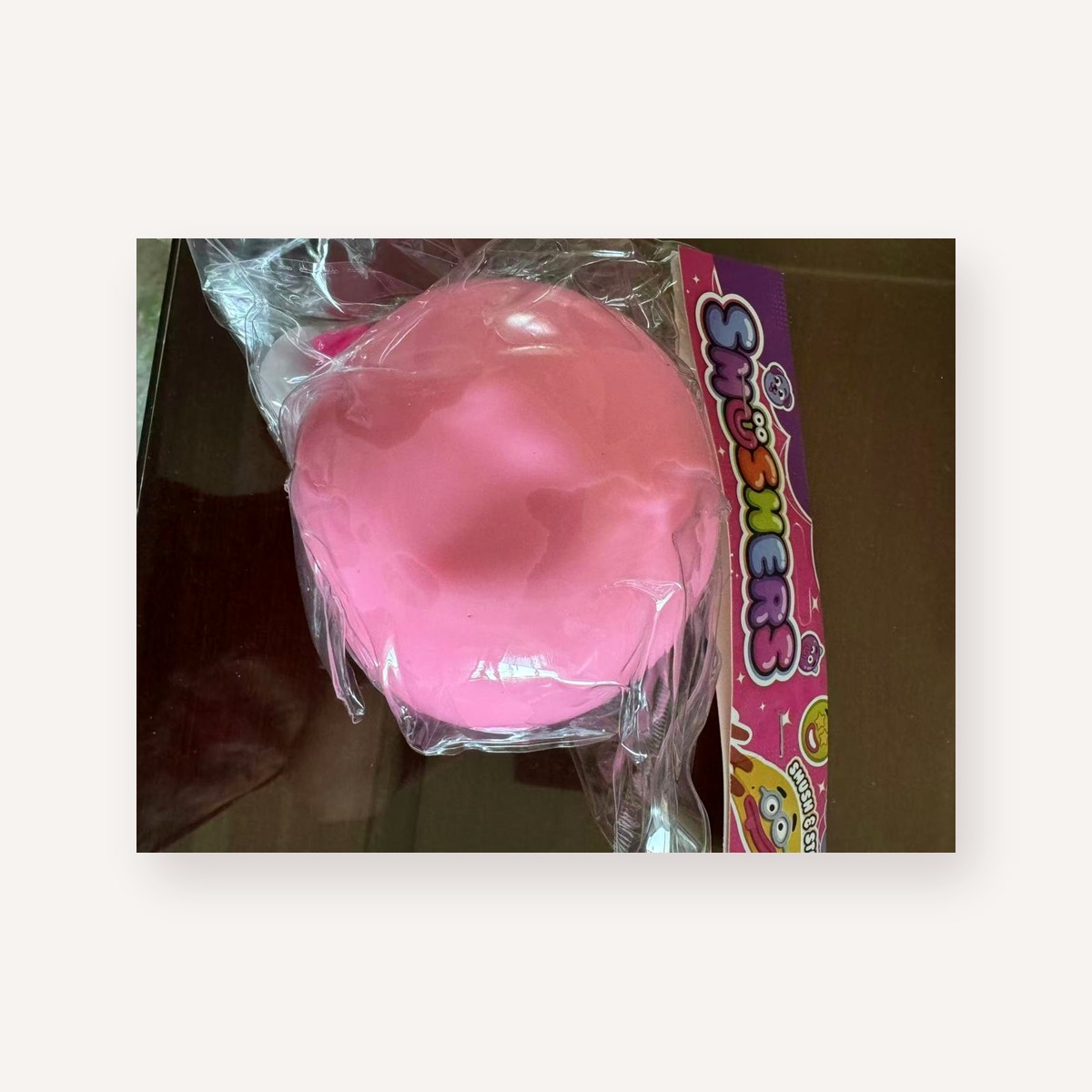 Medium Pink Ball Squishy