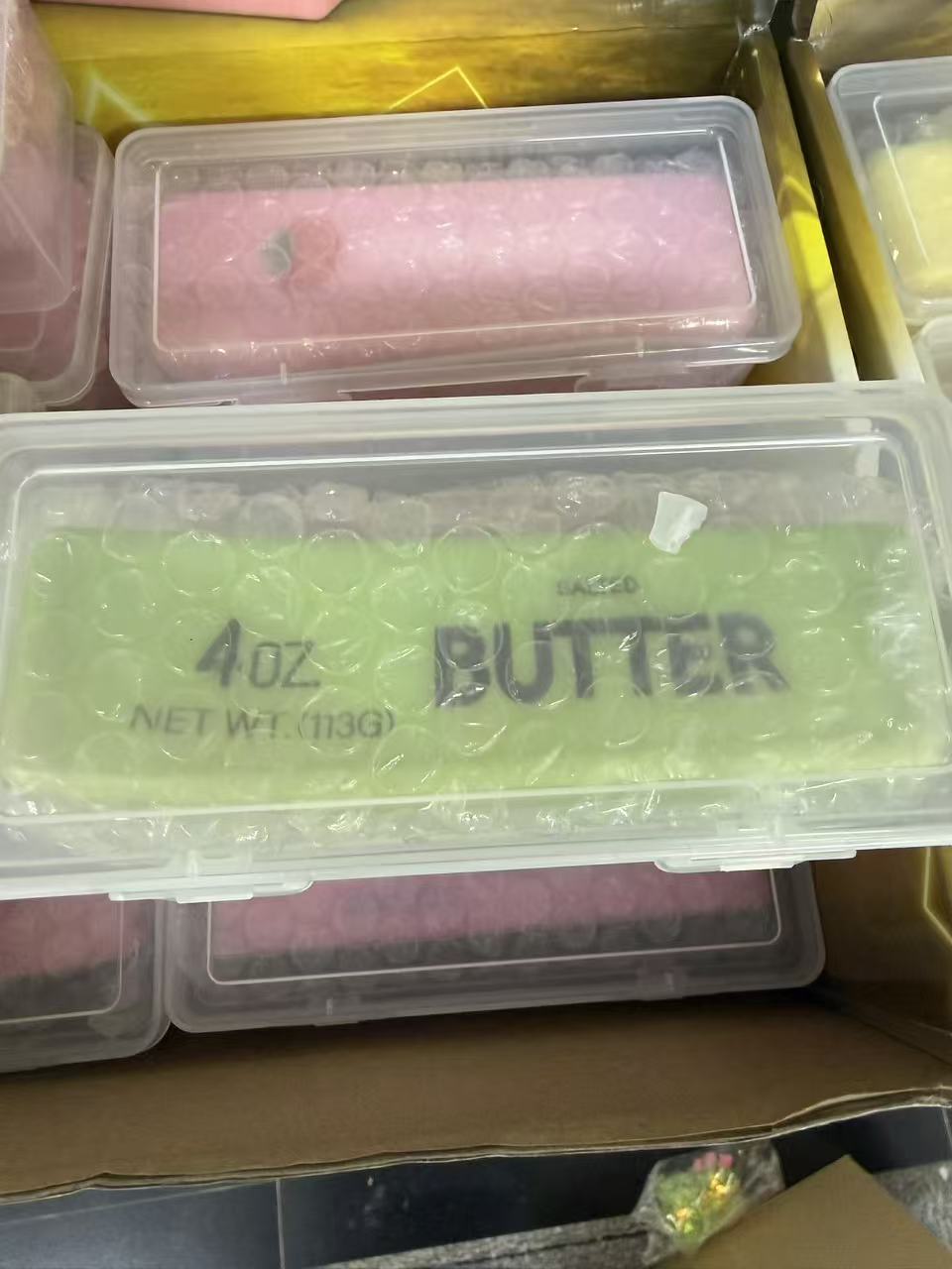 green crispy butter sticks
